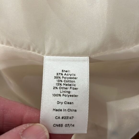 NWT Talbots Women’s Sleeveless Metallic Gold Link Dress Size 8. - Picture 9 of 9